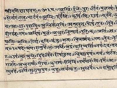 Vedas Indian text